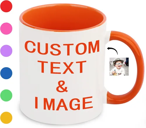 Miniatura 11 de Baosity Taza de café con foto personalizada, taza personalizada con imagen, texto, nombre, regalos personalizados para novio, novia, mejor amigo