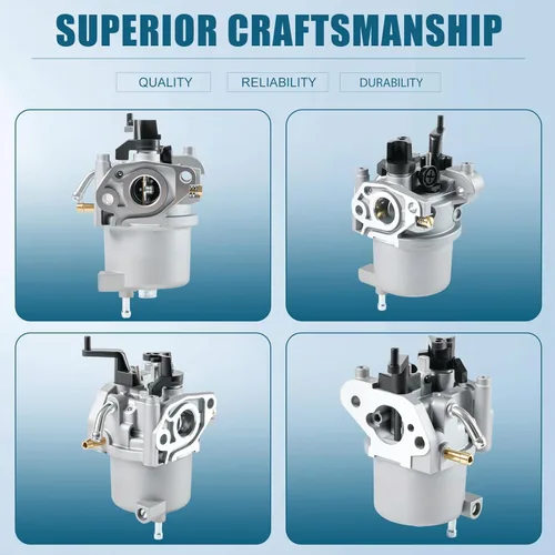 Miniatura 4 de Carburador compatible con Honda EX1000 Generador 16100-ZC0-015 16100-ZC0-005 Reemplazar para Huayi Carb con junta