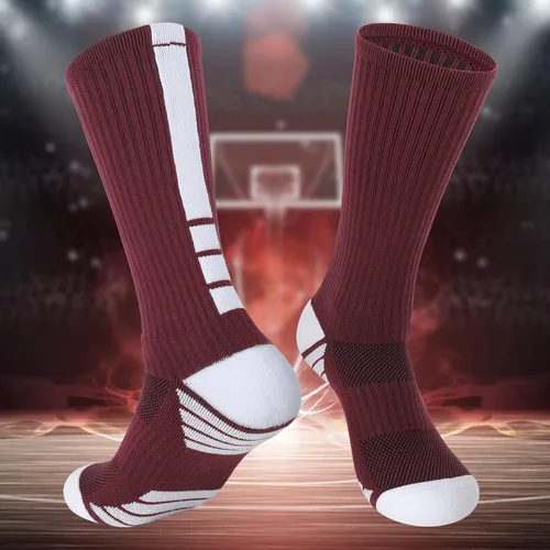 Miniatura 6 de Finerview Elite - Calcetines de baloncesto (6 pares), calcetines deportivos de alta calidad a media pantorrilla para adultos y jóvenes