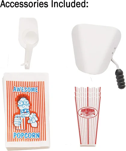 Miniatura 5 de Máquina de palomitas de maíz de mostrador Good Time – Máquina de palomitas de 3 galones, hervidor de 8 oz, calentador y 5 paquetes de granos todo