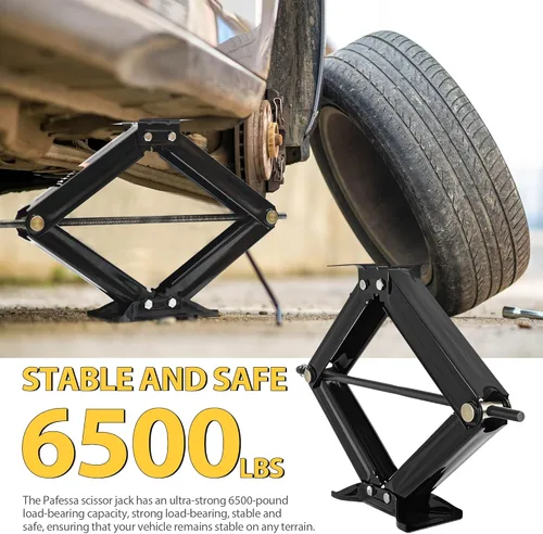 Miniatura 5 de Estabilizador de Gato de Tijera para RV 6500lb Trabajo Pesado 24" Estabilizador de Remolque RV Gato de Tijera Nivelador para Remolque Camper