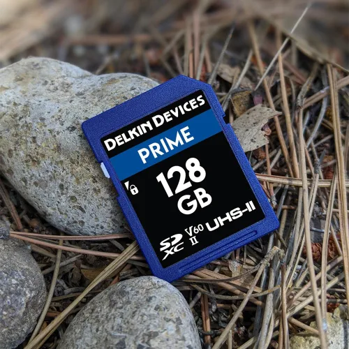 Miniatura 4 de Delkin Devices Prime - Tarjeta de memoria SDXC UHS-II de 128 GB, lectura de 300 MB/s, escritura de 105 MB/s, ideal para video 8K, 4K, HDR y 360º