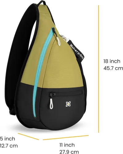 Miniatura 3 de Sherpani Esprit, Bolsa Bandolera de Nylon, Bolsa Bandolera para Hombro, Mochila Bandolera Cruzada para Mujeres, Protección RFID, Alquimia