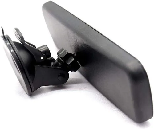 Miniatura 4 de Espejo retrovisor, espejo HD antirreflejo de 9.56 pulgadas, espejo retrovisor universal para interior del automóvil con ventosa ajustable y diseño