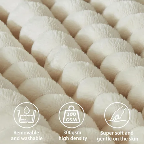 Miniatura 2 de Almohada de Cuña para Cabecero + Una Almohada Larga de Rollo para el Cuello Almohada Corporal, Almohada Grande de Cabecero con Funda Removible Beige