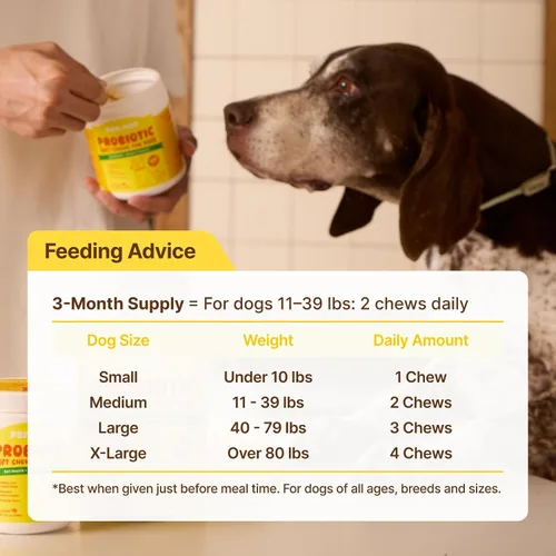 Miniatura 7 de PENPEN Probióticos para Perros, Probióticos para Perros para la Salud Digestiva, Mezcla Multi-Probiótica y de Enzimas que Promueve la Salud