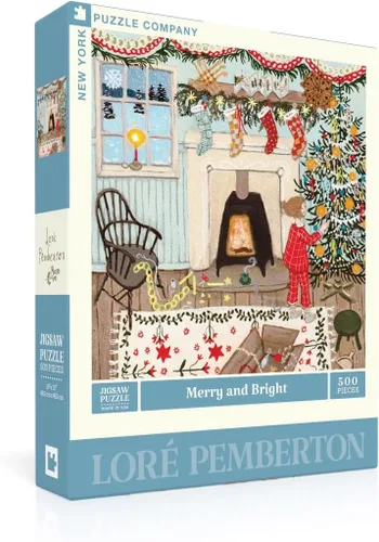 Miniatura 8 de New York Puzzle Company - Loré Pemberton At Brambly Hedge - Rompecabezas de 500 piezas para adultos por Loré Pemberton