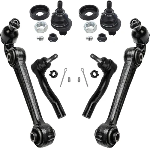 Miniatura 104 de Detroit Axle - Kit de extremo delantero para Chrysler 300 Dodge Charger Challenger 2011-2023, 2 brazos de control inferiores traseros 2 varillas