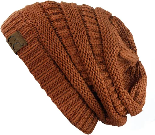 Miniatura 430 de C.C Trendy Warm Chunky Soft Stretch Cable Knit Beanie