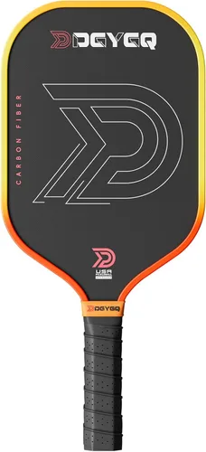 Miniatura 12 de DGYGQ Paletas de pickleball T700SC Power de fibra de carbono con núcleo de panal de polipropileno, mayor potencia para un giro y consistencia
