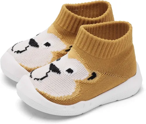 Miniatura 4 de Engtoy Baby Sock Shoes Baby Walking Shoes Infant Non-Slip Breathable Slippers with Soft Rubber Sole Baby Boys Girls Slip On Sneakers