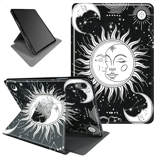 Miniatura 43 de Funda para iPad mini 6 para iPad mini 6ª generación 8.3 pulgadas 2021 360 grados giratorio soporte ligero cubierta inteligente protectora