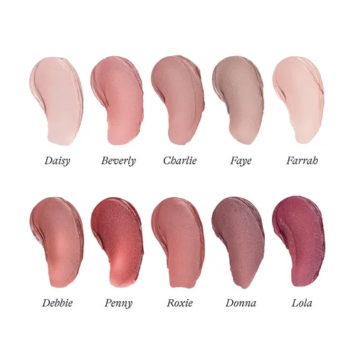 Miniatura 5 de Poppy & Pout Tintas labiales 100% naturales, tubos de cartón sostenibles, rellenados a mano, cera de abejas, vitamina E, aceite de coco, libres