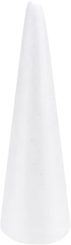 Miniatura 10 de GANAZONO 12 piezas de cono de espuma de Navidad para DIY de Navidad, cono de espuma de polietileno para colgar pendientes de árbol de Navidad