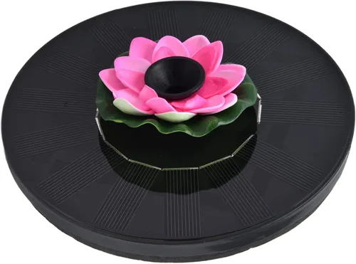Ciciglow Fuente solar, bomba de fuente de energía solar, 1.4 W, bombas de agua flotantes para baño de pájaros para jardín, patio, estanque y piscina