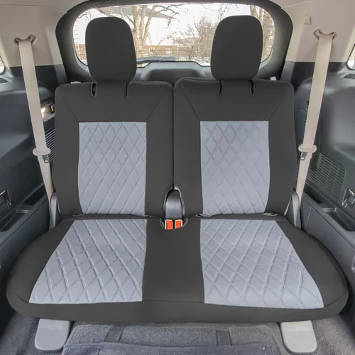 Miniatura 5 de FH Group Fundas de asiento de automóvil de ajuste personalizado hechas específicamente para la base Ford Explorer 2020-2024, fundas de asiento