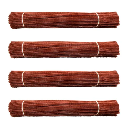 Miniatura 15 de 400 limpiapipas de felpilla blanca para decoración de manualidades (0.236 in x 12 pulgadas)