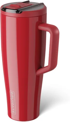 Miniatura 62 de BrüMate Era Flip - Vaso de 30 onzas con tapa con pajilla cubierta 100 % a prueba de fugas, popote higiénico cubierto, botella de agua de acero