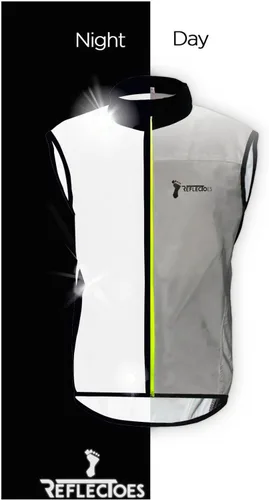 Miniatura 3 de Full Reflective Vest For Night Visibility - Cycling Gilet - Running Vest