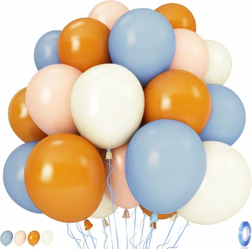 Miniatura 16 de Globos pastel, 12 pulgadas, 35 globos, látex rosa claro, azul, amarillo, blanco, multicolor, niños, graduación, Pascua, boda, fiesta arcoíris