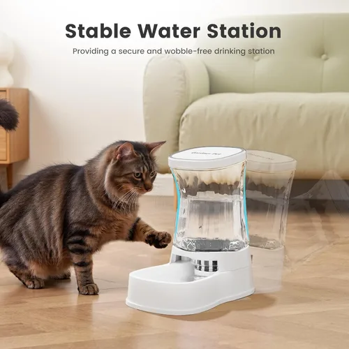 Miniatura 6 de Gardner Pet Dispensador Automático de Agua por Gravedad para Perros, 1.0 Galón 100% Libre de BPA Dispensador de Tazón de Agua para Perros, Fuente