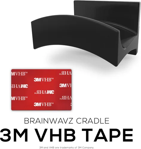 Miniatura 4 de BRAINWAVZ Cradle Large - 2PK - Soporte para auriculares, colgador universal para Sennheiser, Sony, Bose, Beats, AKG, Audio-Technica, controlador