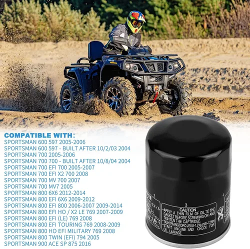 Miniatura 9 de 2540086 Filtro de aceite para Polaris Ranger 1000 900 800 700 570 Ranger XP 1000 900 RZR 800 900 General 1000 Victory Xpedition
