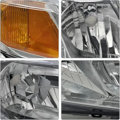 Miniatura 5 de para Ensamble de Faro para Honda Civic 4P Puertas Sedán 2012 2013 2014 2015, compatible con Honda Civic 2P Puertas Coupé 2012-2013, Lente Carcasa
