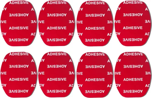 Miniatura 8 de 8 almohadillas adhesivas adhesivas para GoPro Base Plana Curvada para Casco, Kits de Repuesto de Cintas Adhesivas de Doble Cara para GoPro Hero 10