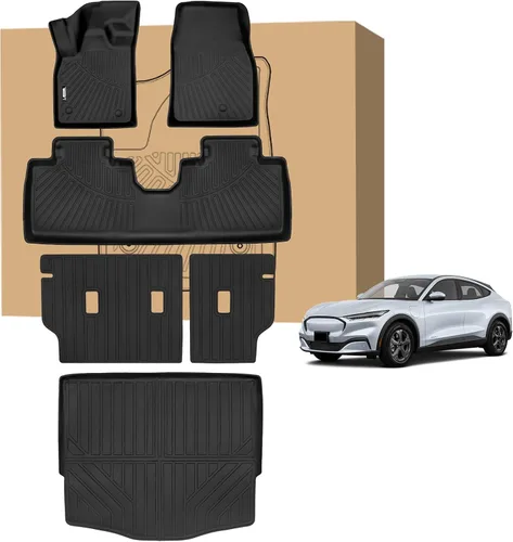 Miniatura 42 de Tapetes de suelo Peleus para Mercedes-Benz Sprinter 2500/3500 2025-2019, solo para furgoneta de carga, forros personalizados de goma TPE para todo