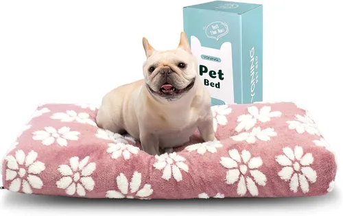 Miniatura 8 de Camas para perros grandes, bonita cama gruesa para perrera, cama mullida para mascotas con funda extraíble lavable y parte inferior antideslizante
