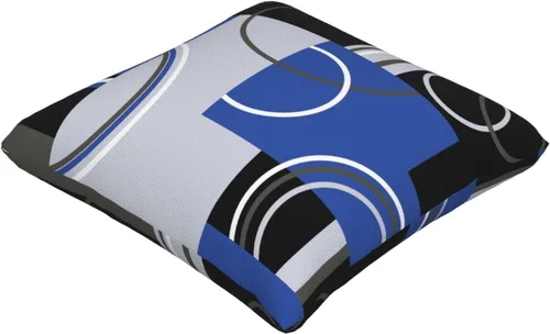 Miniatura 2 de Fundas de almohada de 18 x 18 pulgadas, diseño geométrico de remolinos en espiral, fundas de cojín con rayas abstractas de rayas geométricas a