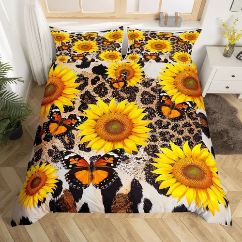 Miniatura 32 de Juego de funda de edredón de elefante bohemio para niños, tamaño individual, juego de ropa de cama de mandala bohemio de 2 piezas para decoración