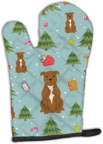 Miniatura 237 de Caroline's Treasures BB2732OVMT Dog House Collection Border Collie - Guante de horno grueso resistente al calor para sartenes calientes y horno