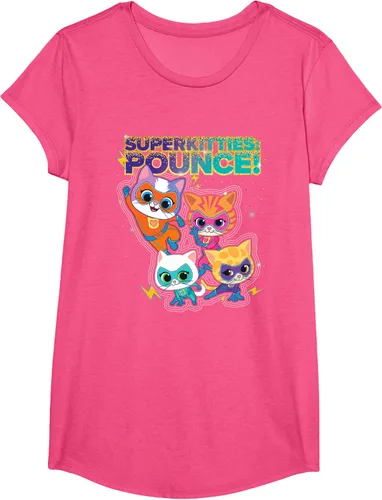 Miniatura 15 de Disney Junior SuperKitties Pounce! Camiseta de equipo completo, talla S