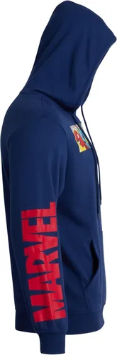 Miniatura 5 de Marvel Sudadera con capucha de vellón Avengers para hombre, Capitán América, Hulk, Iron Man, Spider-Man, Venom
