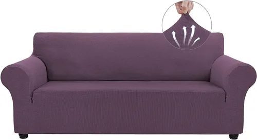 Miniatura 41 de Asnomy Fundas de sofá para sofá de 2 cojines, fundas elásticas para sofá biplaza, protector de mascotas, fundas de muebles para perros y gatos, tela