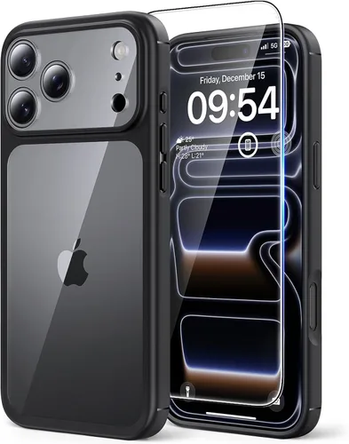 Miniatura 118 de TAURI Funda magnética 2 en 1 transparente para iPhone 14 Pro, compatible con Magsafe [no amarillenta] con protector de pantalla, protección de grado