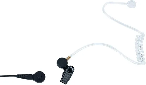 Miniatura 5 de Caroo Auricular de micrófono PTT para Motorola walkie talkie 2 vías Radio 2pin Cp200 Rdm2070d Cp185 con boquilla avanzada tubo acústico encubierto