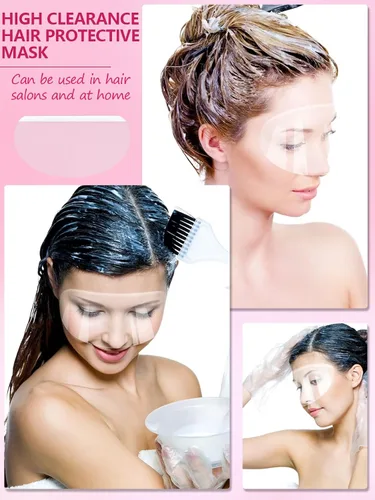 Miniatura 6 de EBANKU 300 piezas de protectores de ducha para la cara, cubiertas para las cejas, protector de maquillaje, visera de ducha para microblading