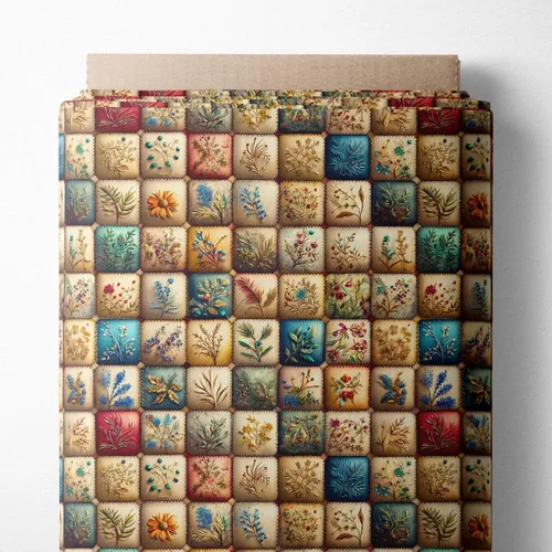 Miniatura 101 de Paquete de tela de algodón de color sólido, 50 cuadrados precortados (8 x 8 x 8 pulgadas), 100% algodón, 120 GSM, fabricado en Türkiye
