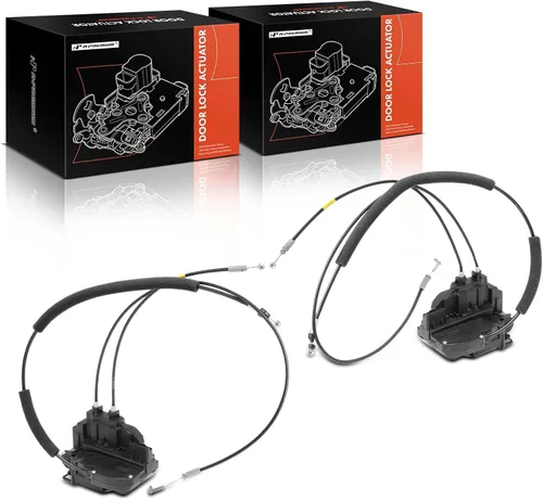 Miniatura 13 de A-Premium Actuador de pestillo de cerradura de puerta compatible con Nissan Titan 2004-2014 Crew Cab Pickup, lado trasero izquierdo del conductor