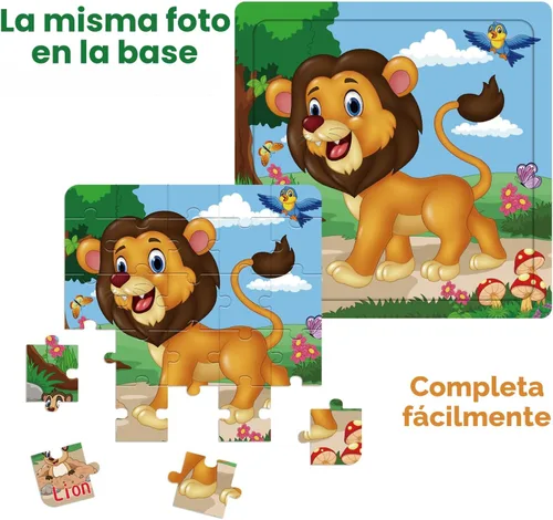Miniatura 2 de Rompecabezas para niños de 3 a 5 años, juguetes de madera Montessori, aprendizaje educativo, juegos preescolares para niños y niñas de 3, 4, 5 años
