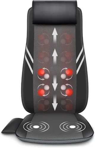 Miniatura 5 de Snailax Masajeador de pies Shiatsu con calor y masajeador de espalda con calor