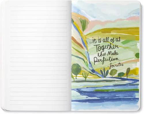 Miniatura 8 de Cuaderno de tapa blanda Compendium - Individualmente, somos una gota. Juntos, somos un océano. – Un cuaderno de escribir ahora con 128 páginas a