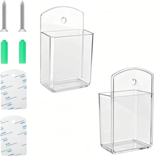 Miniatura 7 de 2 soportes de pared para control remoto, adhesivo para TV de CA, soporte de control remoto de pared para almacenamiento de oficina