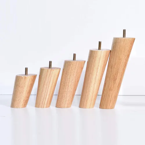 Miniatura 4 de M8 - Patas oblicuas de madera maciza para muebles, patas de mesa, patas de soporte para sofá, 3.1-27.6 in, para mueble de TV, escritorio, mesa