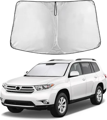 Miniatura 105 de EcoNour Parasol para parabrisas compatible con Hyundai Tucson 2016-2019 2020 2021, visera solar para parabrisas delantero y ventana, bloqueador