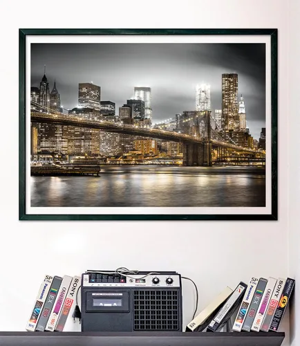 Miniatura 7 de Clementoni Rompecabezas de 1000 piezas para más de 10 años Horizonte de Nueva York Tamaño 27.6 x 19.7 in con póster incluido Vista nocturna