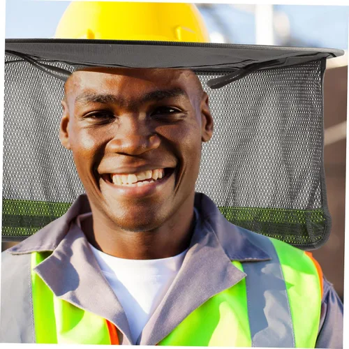 Miniatura 5 de Mobestech Sombrero reflectante para hombre, sombreros de verano para hombres, gorras para hombre, accesorios para casco duro para hombre, protección